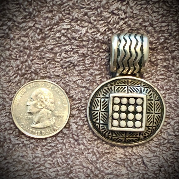 Vintage Thailand Sterling Silver 925 Artisan Pendant - Picture 2 of 5